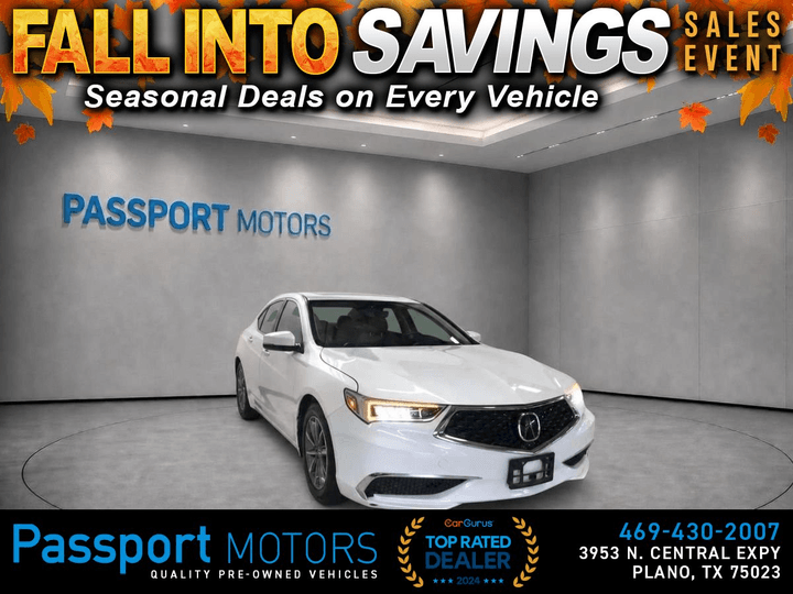 2020 ACURA TLX for sale in PLANO