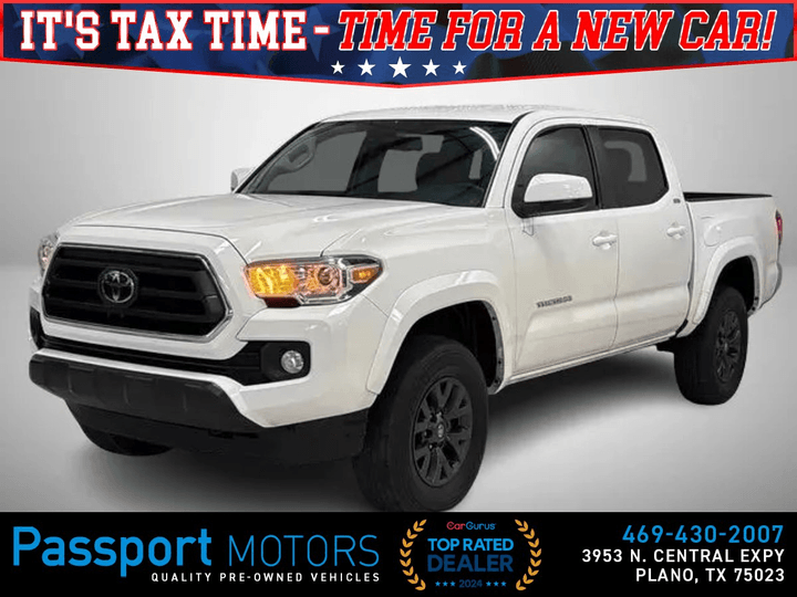 2021 TOYOTA TACOMA DOUBLE CAB/UP GRADED BLACK WHEEL/TINT WINDOWS for sale in PLANO