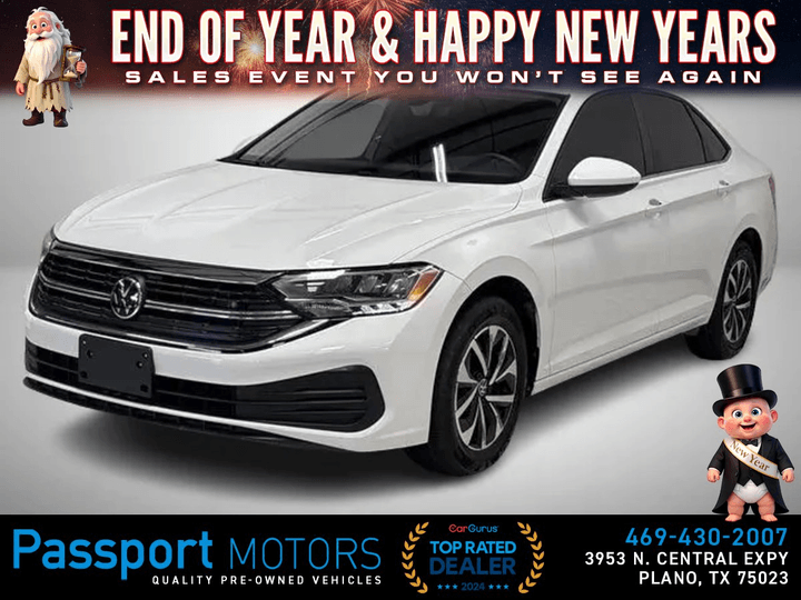 WHITE, 2024 VOLKSWAGEN JETTA Image 