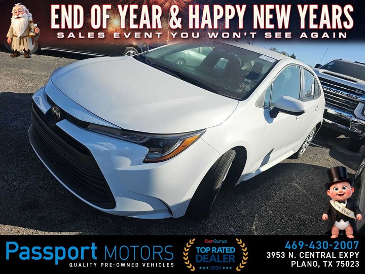 WHITE, 2024 TOYOTA COROLLA Image 