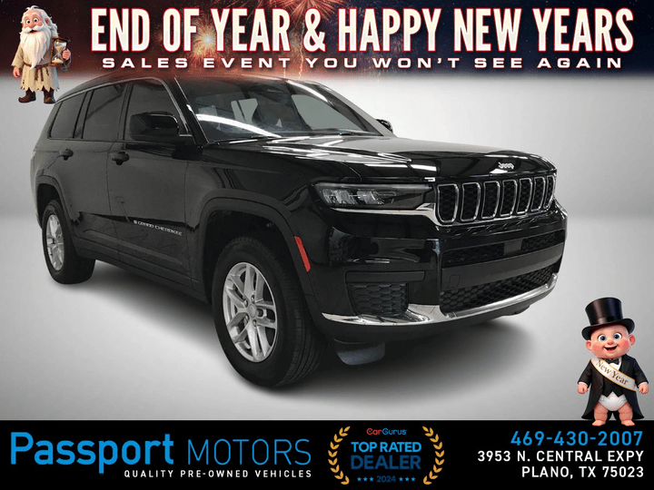 BLACK, 2025 JEEP GRAND CHEROKEE L Image 