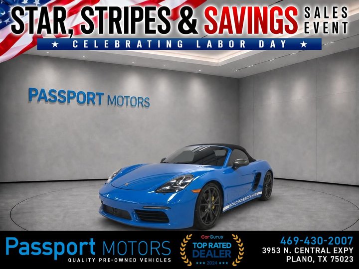 2022 PORSCHE 718 BOXSTER for sale in PLANO