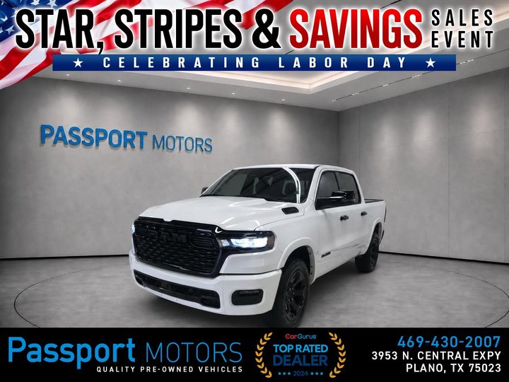 2026 RAM 1500 CREW CAB/LEVEL 2 BIG HORN EDITION/NIGHT EDITION/12 " TOUCHSCREEN for sale in PLANO