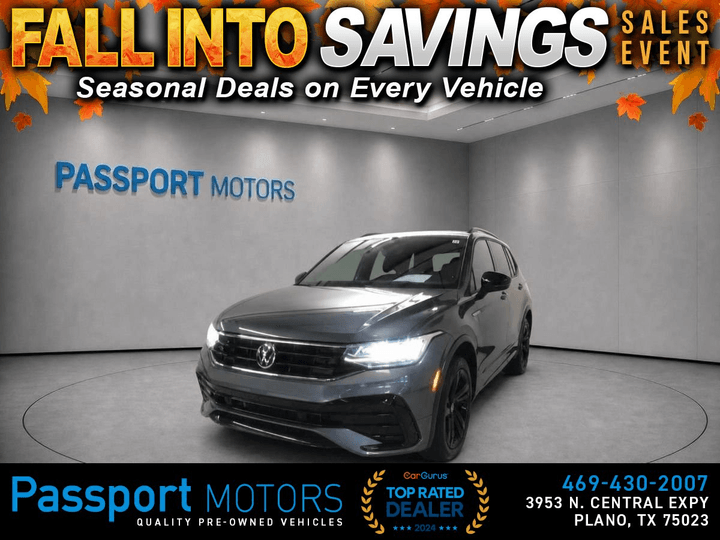2023 VOLKSWAGEN TIGUAN for sale in PLANO