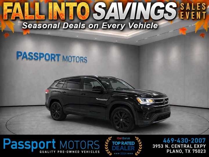 2024 VOLKSWAGEN ATLAS CROSS SPORT//SE 4 MOTION/UP GRADED 20" BLACK WHEELS for sale in PLANO