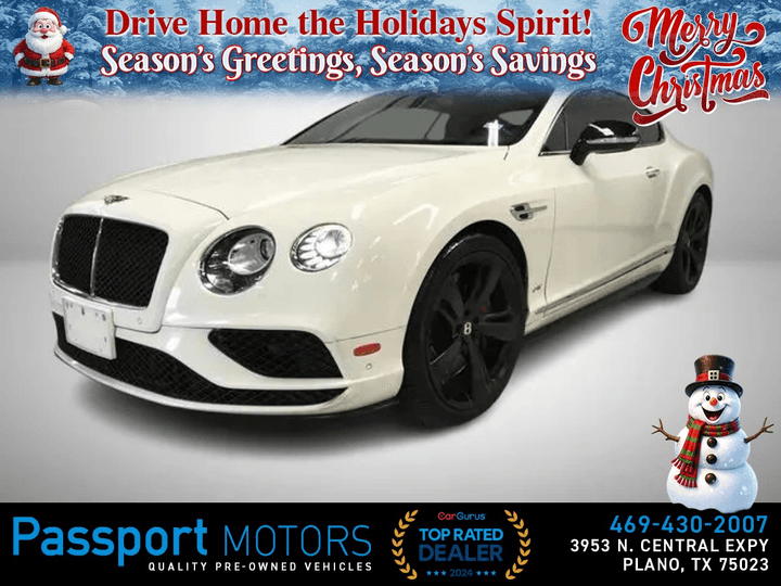 WHITE, 2016 BENTLEY CONTINENTAL Image 