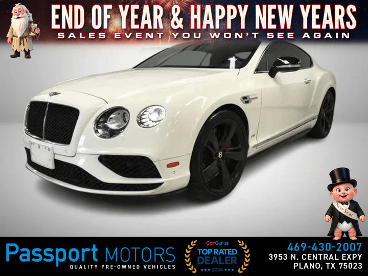 WHITE, 2016 BENTLEY CONTINENTAL Image 