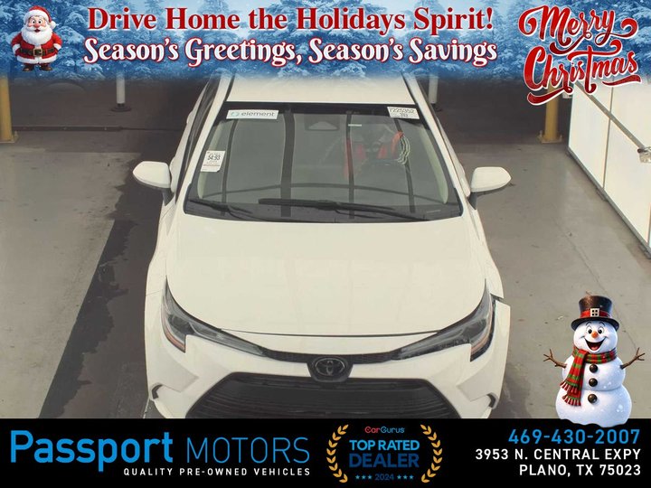 WHITE, 2024 TOYOTA COROLLA Image 