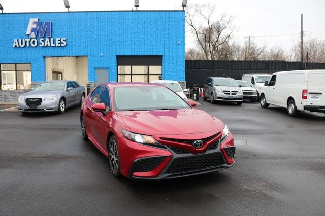 2021 TOYOTA CAMRY for sale in DETROIT