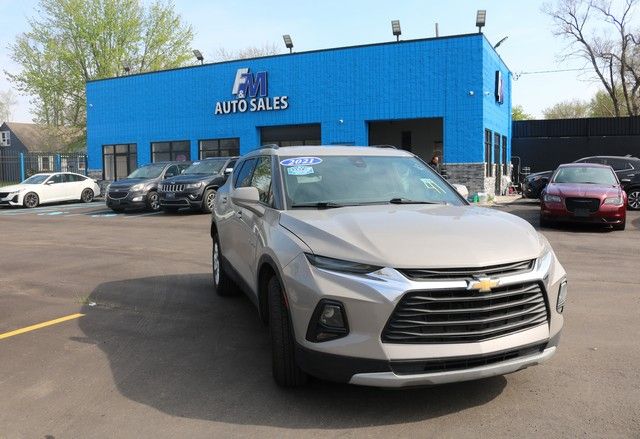 2021 CHEVROLET BLAZER for sale in DETROIT