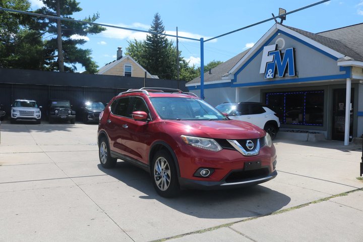 2015 NISSAN ROGUE for sale in DETROIT