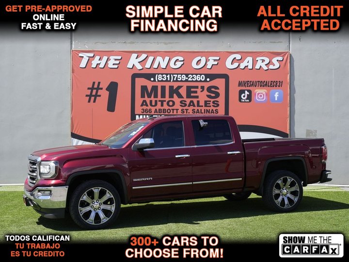 2017 GMC SIERRA SLT for sale in SALINAS