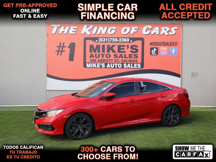 2019 HONDA CIVIC SPORT for sale in SALINAS