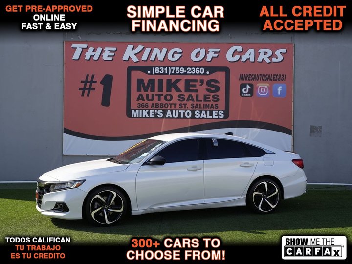 2021 HONDA ACCORD SPORT for sale in SALINAS