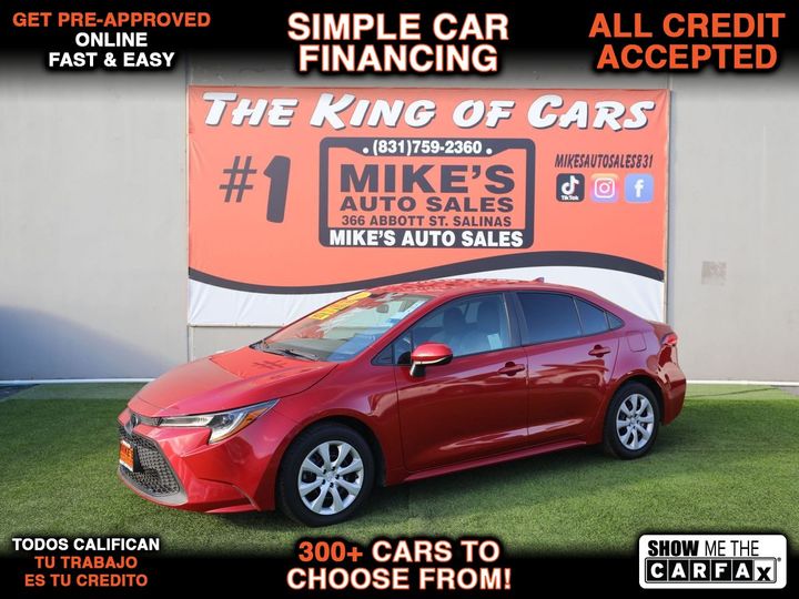 2021 TOYOTA COROLLA LE for sale in SALINAS