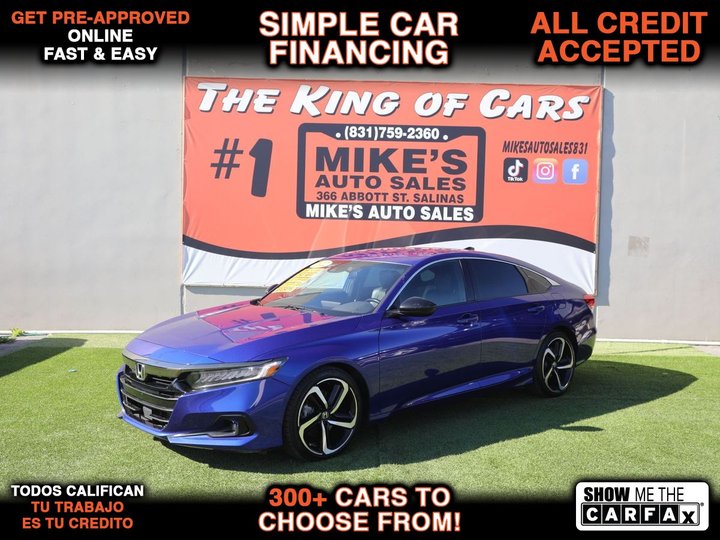 2022 HONDA ACCORD SPORT for sale in SALINAS