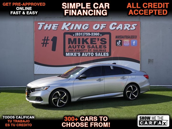 2021 HONDA ACCORD SPORT for sale in SALINAS