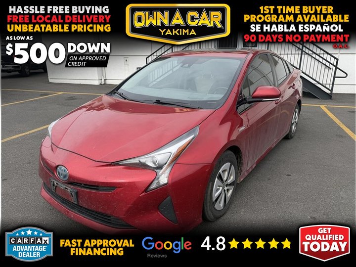 2016 TOYOTA PRIUS for sale in YAKIMA