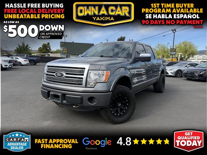 2011 FORD F150 SUPERCREW CAB for sale in YAKIMA