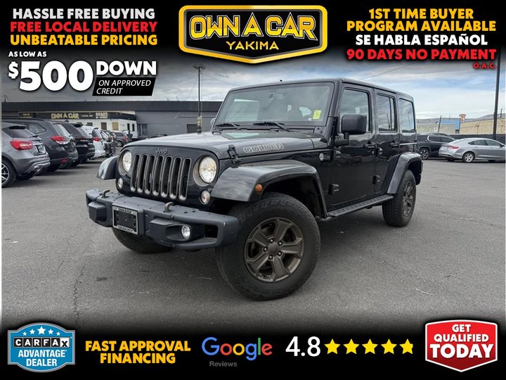 2018 JEEP WRANGLER UNLIMITED for sale in YAKIMA