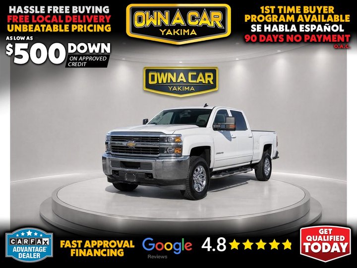2016 CHEVROLET SILVERADO 3500 HD CREW CAB for sale in YAKIMA