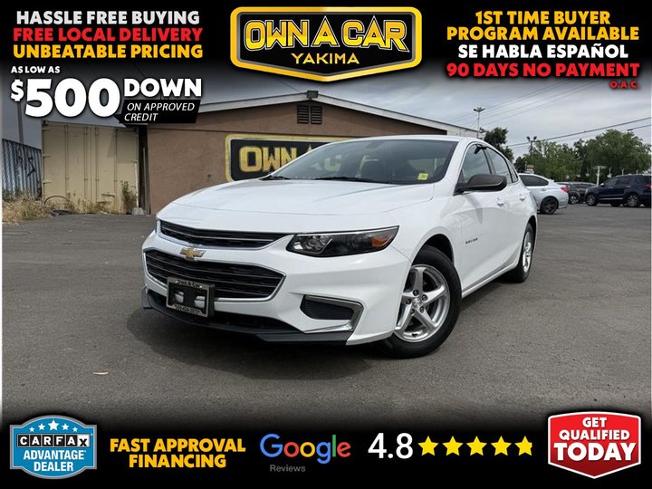 2018 CHEVROLET MALIBU for sale in YAKIMA