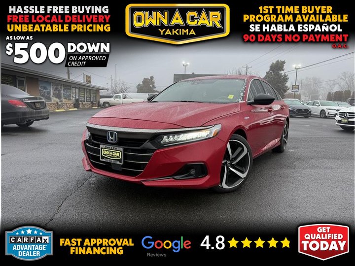2022 HONDA ACCORD HYBRID for sale in YAKIMA