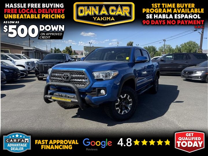2017 TOYOTA TACOMA DOUBLE CAB for sale in YAKIMA
