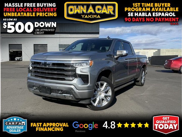 2023 CHEVROLET SILVERADO 1500 CREW CAB for sale in YAKIMA