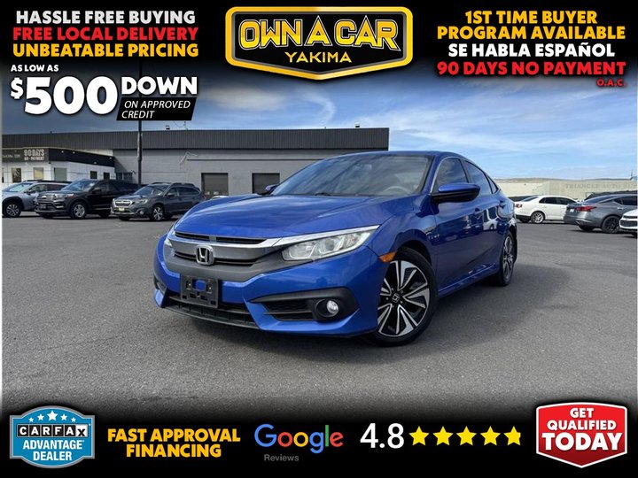 2016 HONDA CIVIC for sale in YAKIMA