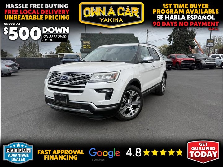 2018 FORD EXPLORER for sale in YAKIMA