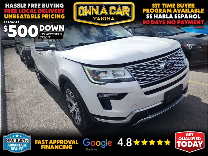 2018 FORD EXPLORER for sale in YAKIMA