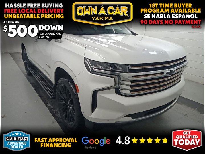 2021 CHEVROLET TAHOE for sale in YAKIMA