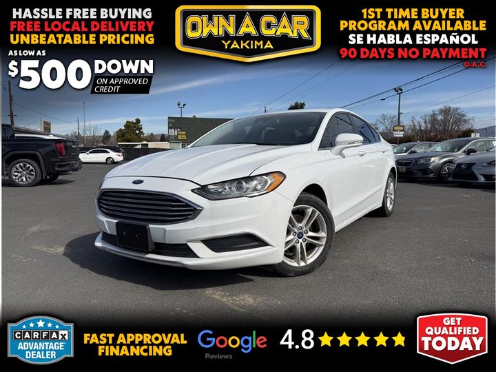 2018 FORD FUSION for sale in YAKIMA