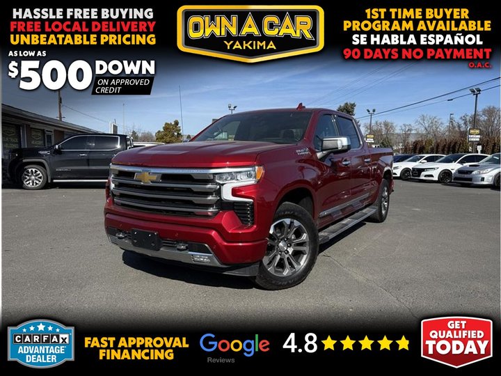 2024 CHEVROLET SILVERADO 1500 CREW CAB for sale in YAKIMA
