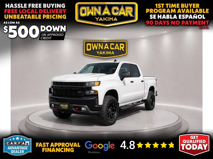 2019 CHEVROLET SILVERADO 1500 CREW CAB for sale in YAKIMA