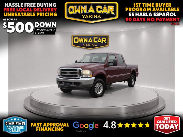 2004 FORD F350 SUPER DUTY CREW CAB for sale in YAKIMA