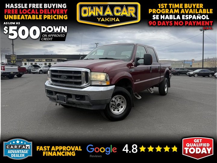 2004 FORD F350 SUPER DUTY CREW CAB for sale in YAKIMA