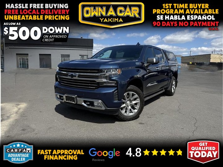2019 CHEVROLET SILVERADO 1500 CREW CAB for sale in YAKIMA