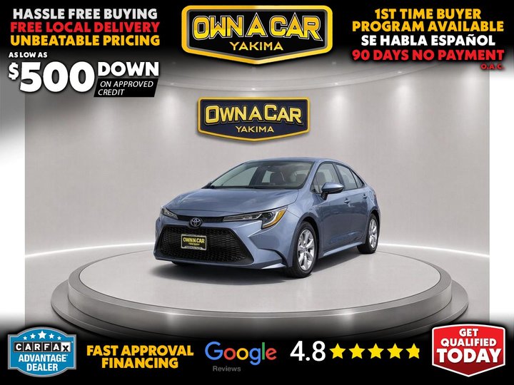 2022 TOYOTA COROLLA for sale in YAKIMA