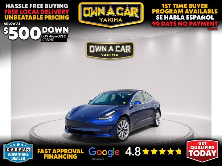2018 TESLA MODEL 3 for sale in YAKIMA