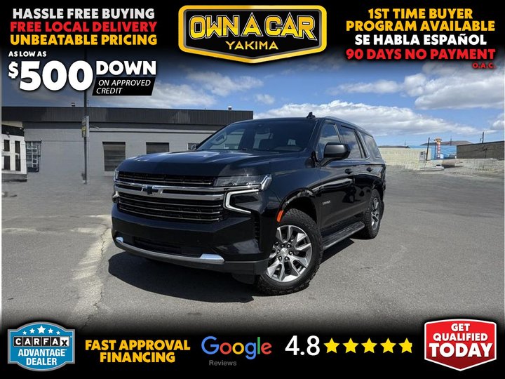 2021 CHEVROLET TAHOE for sale in YAKIMA