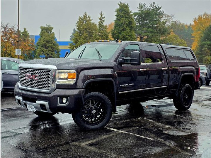 GRAY, 2015 GMC SIERRA 2500 HD CREW CAB Image 