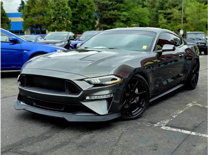 GRAY, 2018 FORD MUSTANG Image 