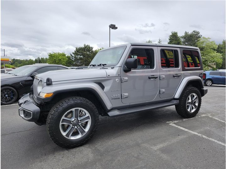 SILVER, 2018 JEEP WRANGLER UNLIMITED Image 