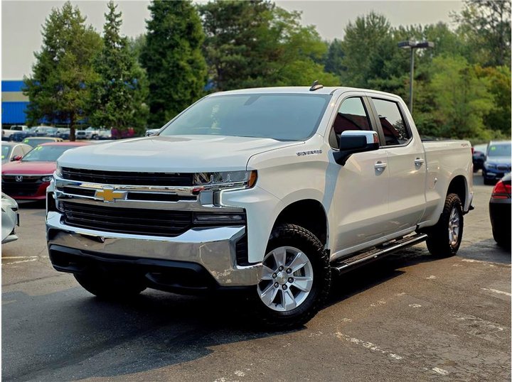 WHITE, 2021 CHEVROLET SILVERADO 1500 CREW CAB Image 