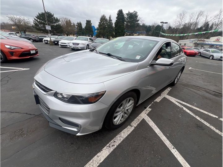 SILVER, 2018 CHEVROLET MALIBU Image 