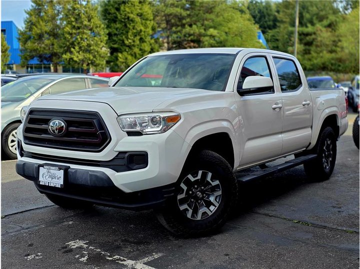 WHITE, 2021 TOYOTA TACOMA DOUBLE CAB Image 