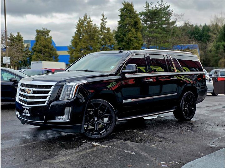 BLACK, 2016 CADILLAC ESCALADE ESV Image 