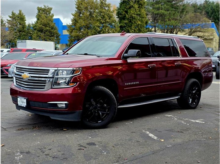 BURGUNDY, 2017 CHEVROLET SUBURBAN Image 